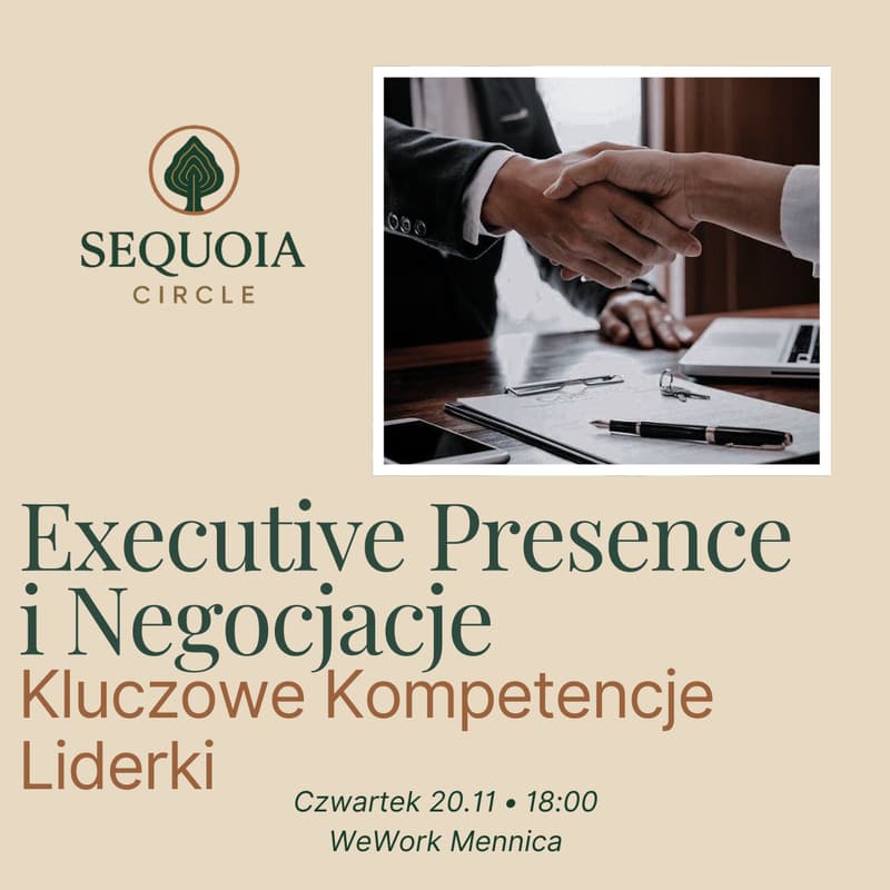 Cover Image for Executive Presence i Negocjacje: Kluczowe Kompetencje Liderki