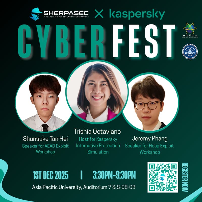 Cover Image for SherpaSec x Kaspersky Cyber Fest
