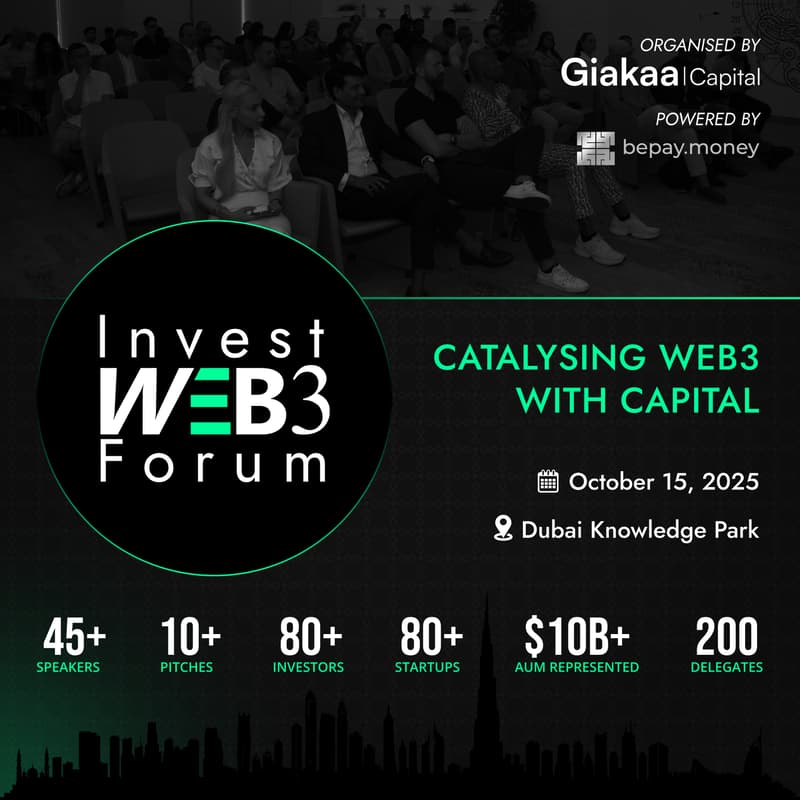 Cover Image for Invest Web3 Forum 2025, Dubai (3nd Edition)