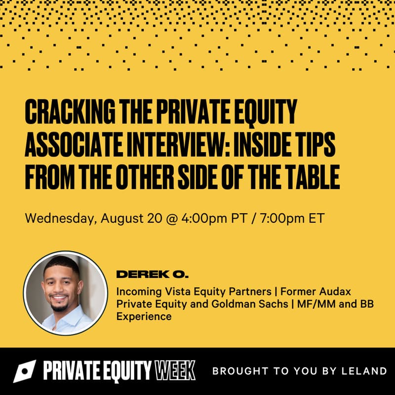 Cover Image for Cracking the Private Equity Associate Interview: Inside Tips from the Other Side of the Table