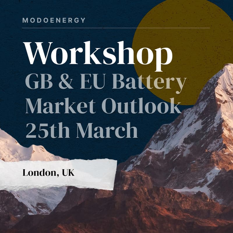 Cover Image for WORKSHOP: GB & EU Battery Market Outlook