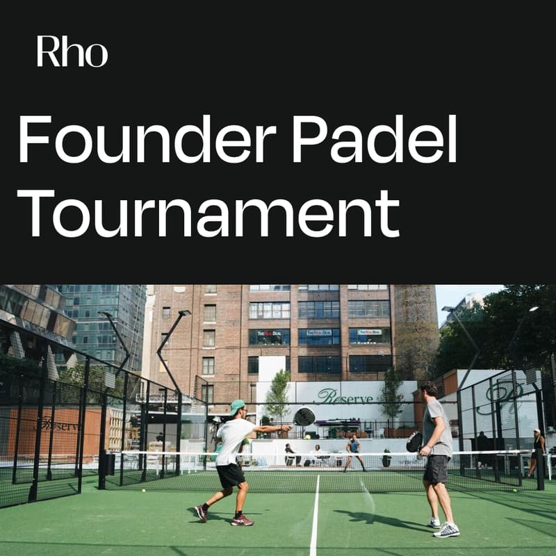 Cover Image for 🎾 Rho Founder Padel