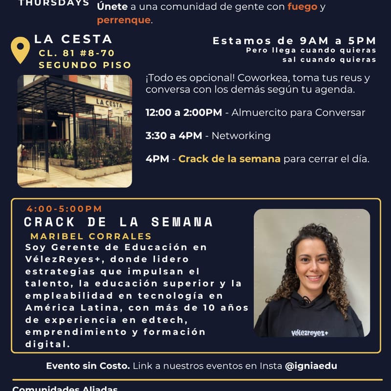 Cover Image for Ignia Coworking Thursdays - 16 de Octubre