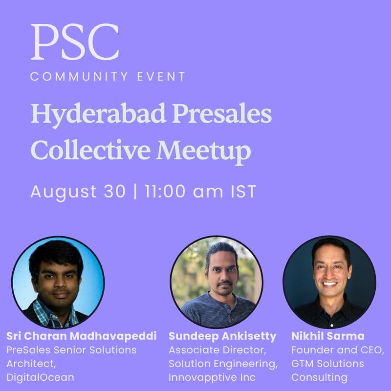 Cover Image for Hyderabad Presales Collective Meetup