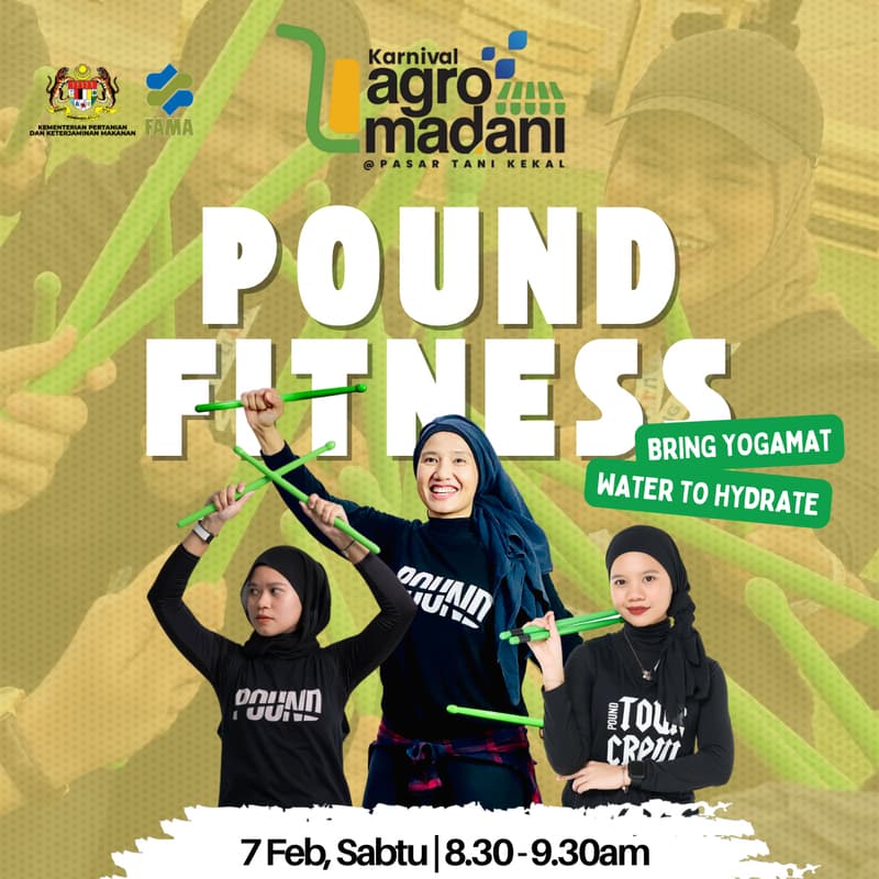 Cover Image for Pound Fitness : Karnival Agro Madani @ Pasar Tani Putrajaya, Presint 4