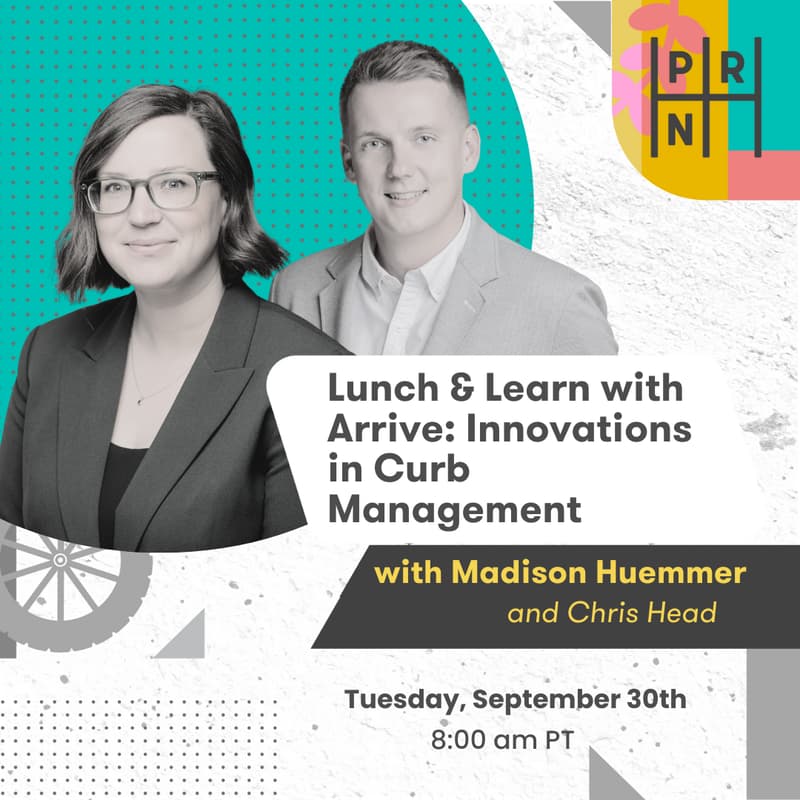 Cover Image for Lunch & Learn with Arrive: Innovations in Curb Management
