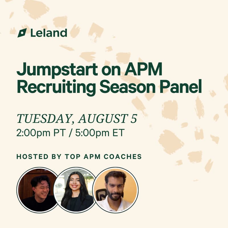 Cover Image for Jumpstart on APM Recruiting Season Panel