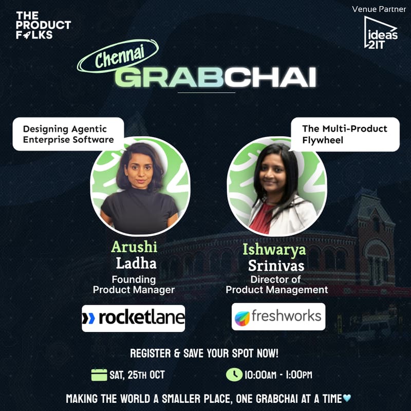 Cover Image for The Product Folks- Grabchai Chennai October Edition!