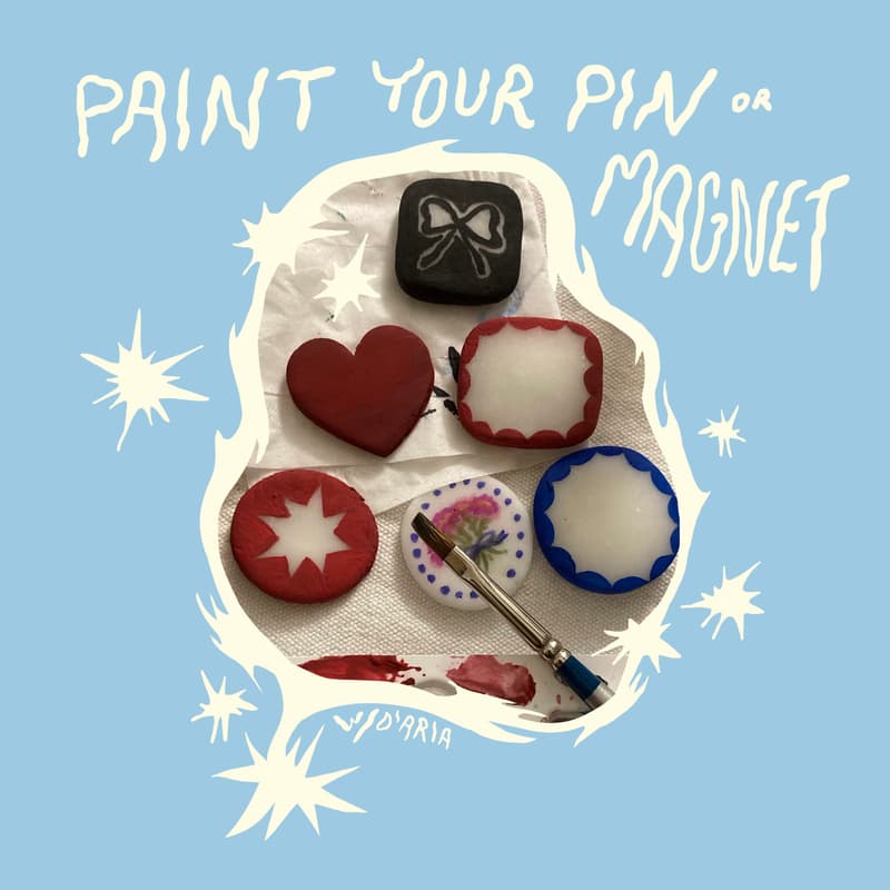 Cover Image for Paint your own Pin・Magnet (drop-in)
