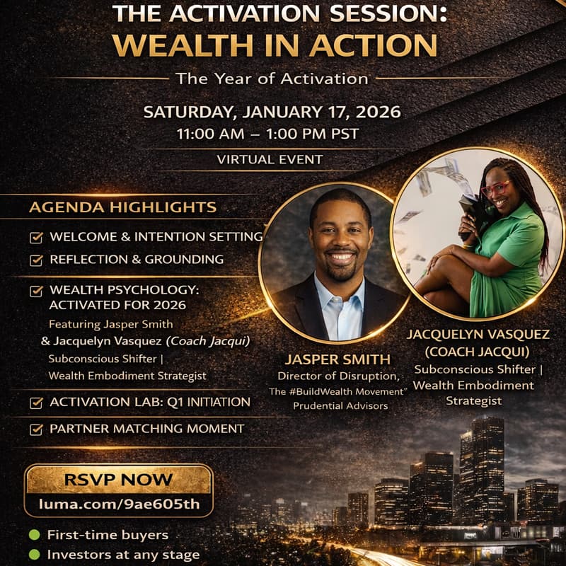 Cover Image for THE ACTIVATION SESSION: WEALTH IN ACTION