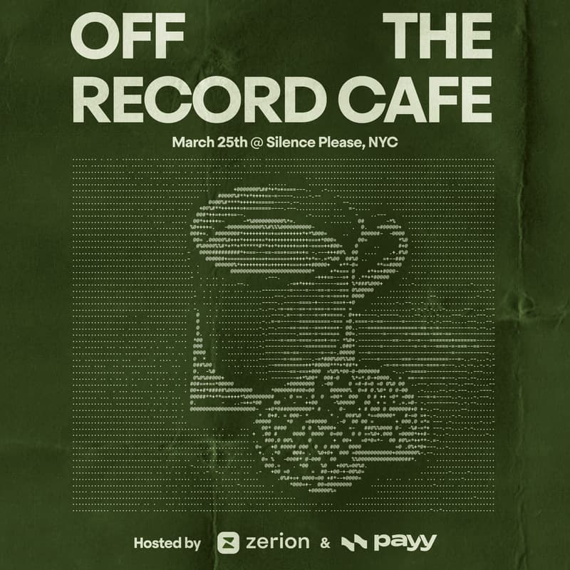 Cover Image for Off the Record Café w Payy & Zerion