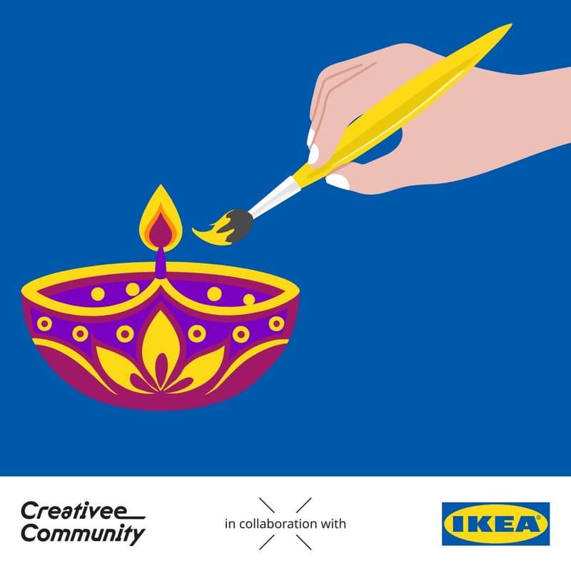 Cover Image for Creativee Community x IKEA: Diya Painting Workshop & Design Walk