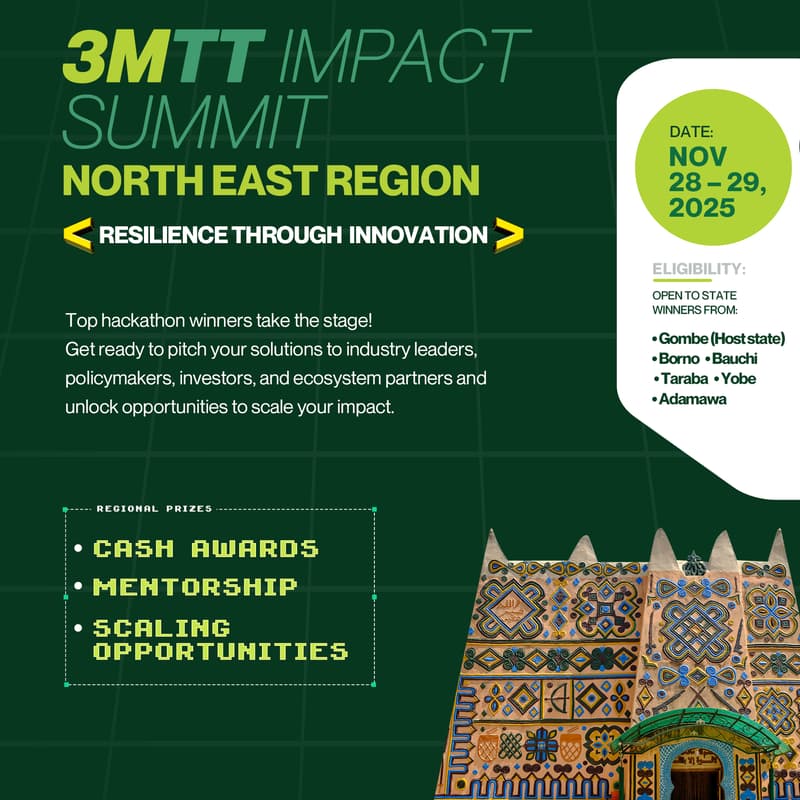 Cover Image for 3MTT Impact Summit - North East Region