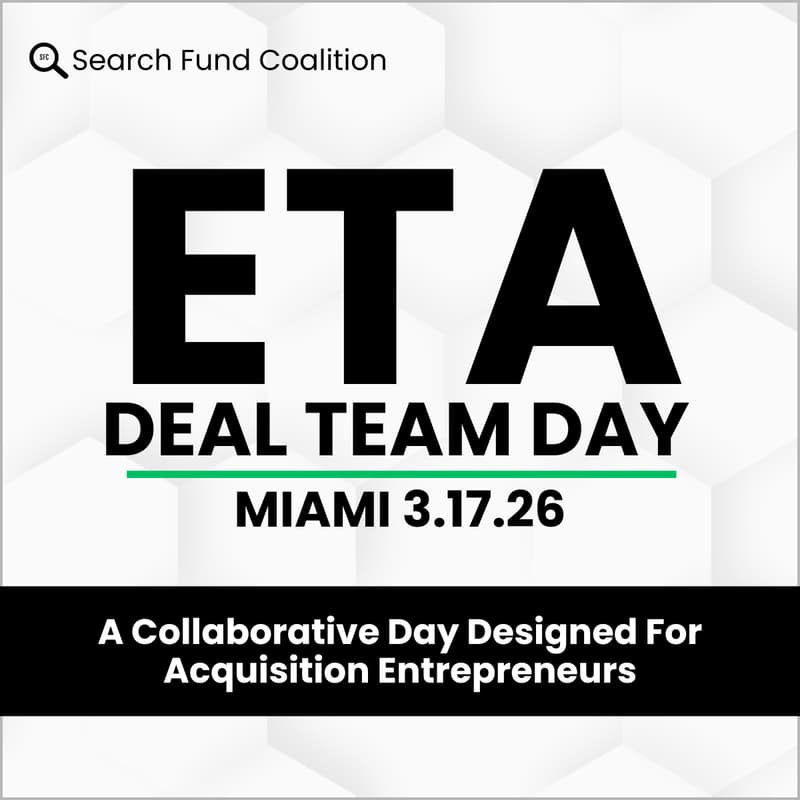 Cover Image for ETA Deal Team Day: Miami