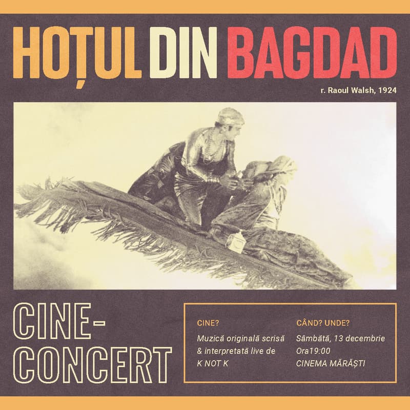 Cover Image for Cine-concert “Hoțul din Bagdad” | Seria Kadru
