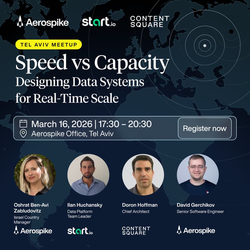 Cover Image for Postponed - Speed vs Capacity: Designing Data Systems for Real-Time Scale
