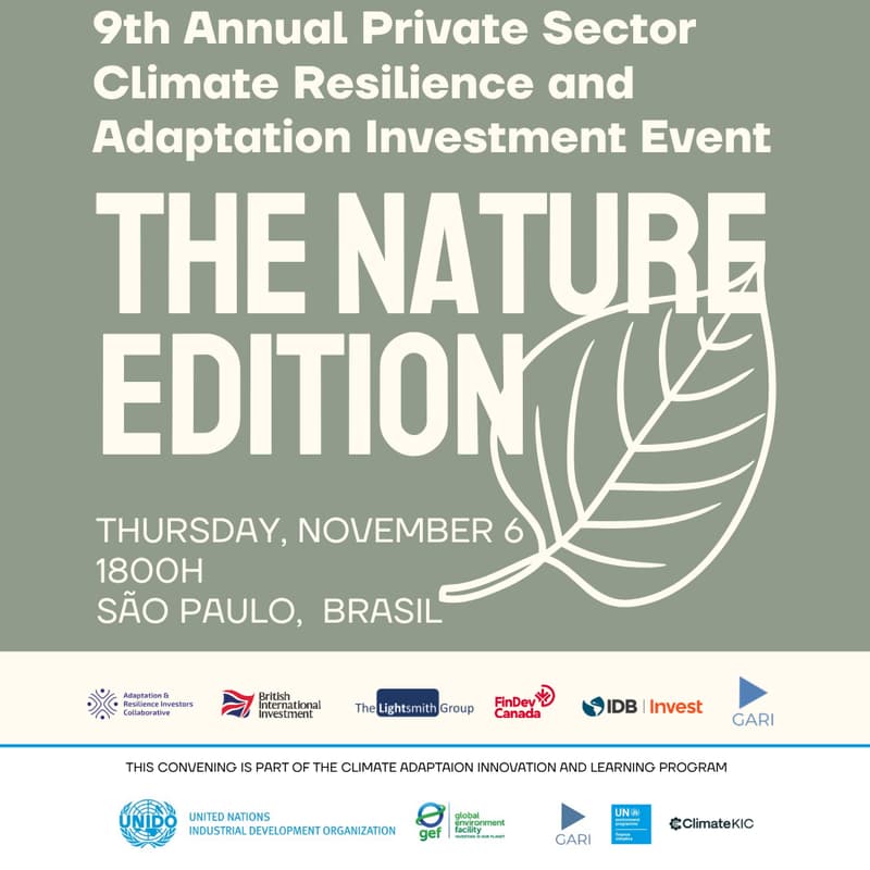 Cover Image for Climate Resilience and Adaptation Investment: The Nature Edition