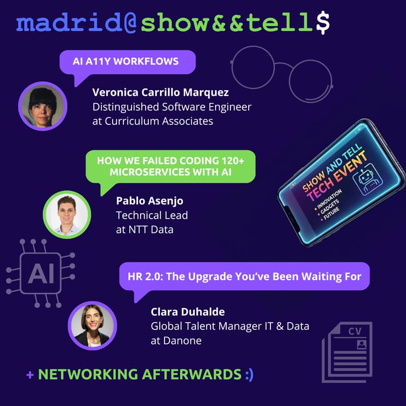 Cover Image for Madrid Tech Brunch Show && Tell