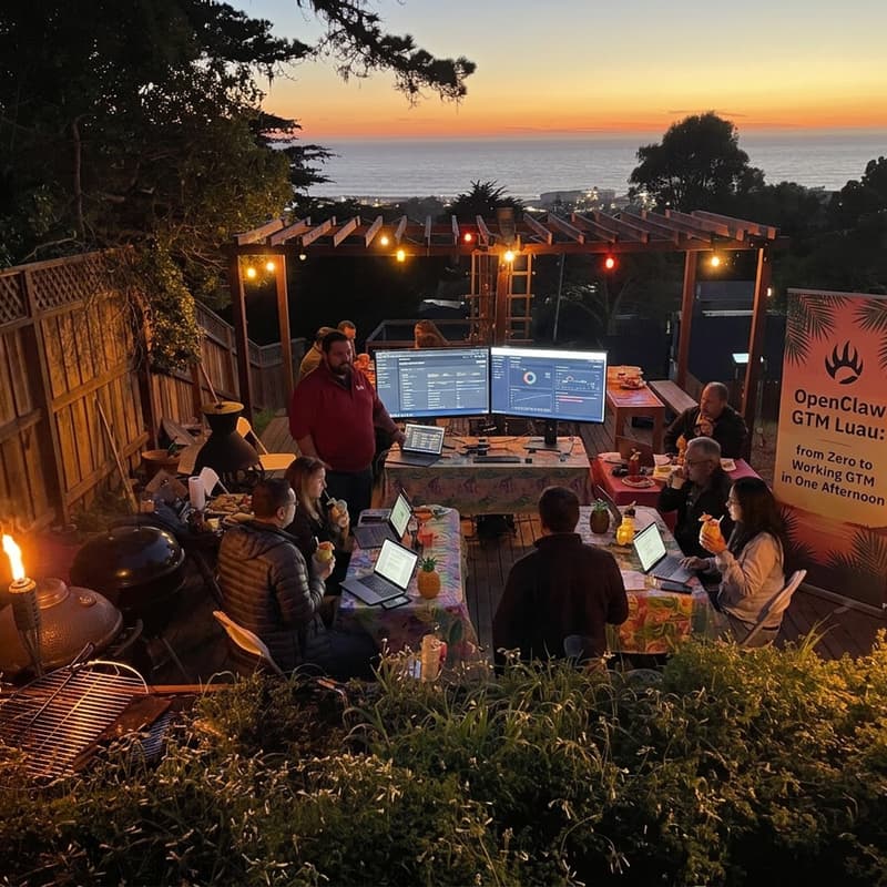 Cover Image for OpenClaw GTM Luau: From Zero to Working GTM in One Afternoon