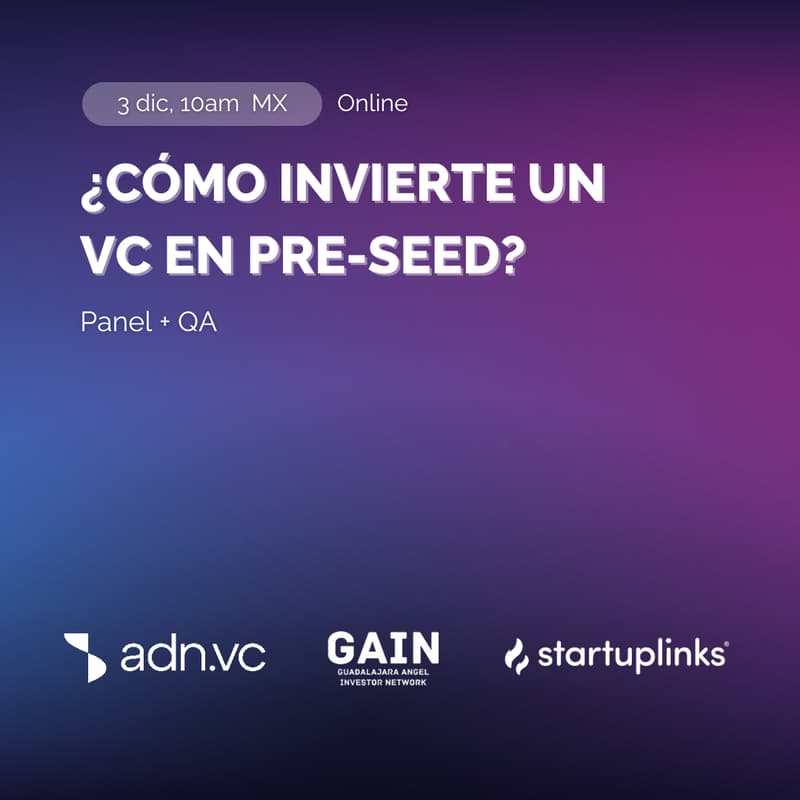 Cover Image for ¿Cómo invierte un VC en pre-seed?