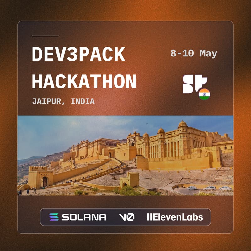 Cover Image for Dev3pack Hack, Jaipur ๐ฎ๐ณ