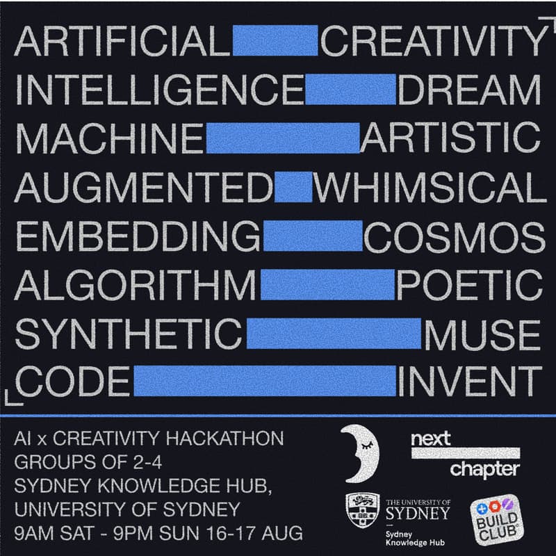 Cover Image for AI x Creativity Hackathon: Engineering a Dream [Sydney]