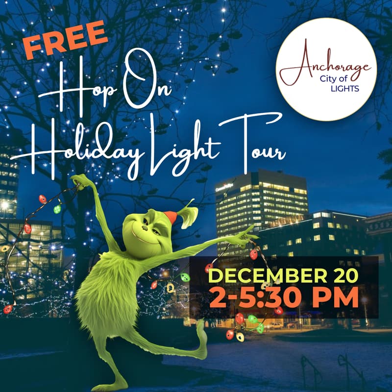 Cover Image for Free Hop On Downtown Holiday Light Tour