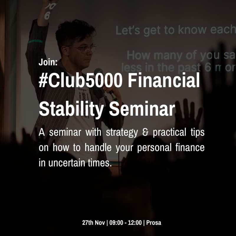 Cover Image for #Club5000 Financial Stability Seminar
