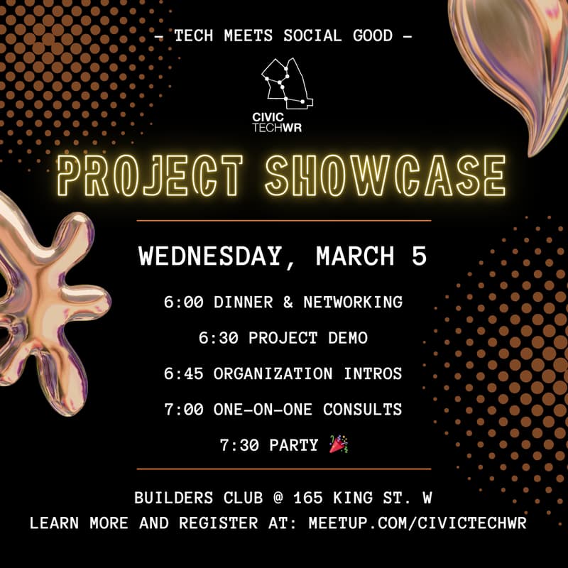 Cover Image for Civic Tech WR Project Showcase