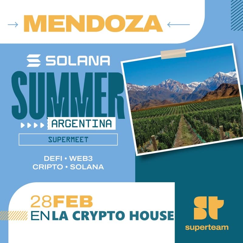 Cover Image for Solana Summer - SuperMeet Mendoza