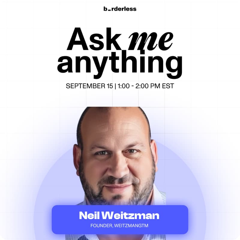 Cover Image for AMA: Neil Weitzman on GTM as Your Only Moat