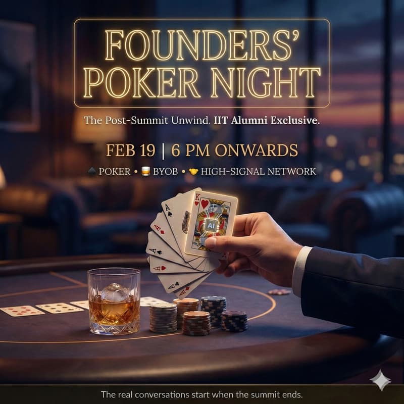 Cover Image for Founders' Poker Night: The Post-Summit Unwind