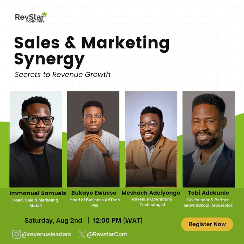 Cover Image for Sales & Marketing Synergy: Secrets to Revenue Growth