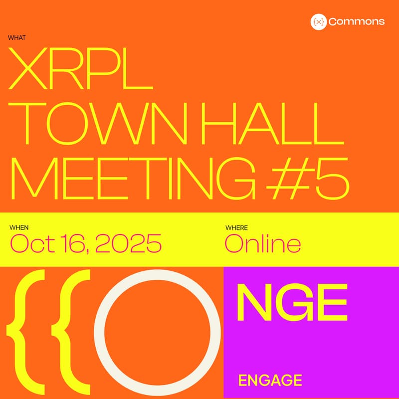 Cover Image for XRPL Town Hall Meeting #5