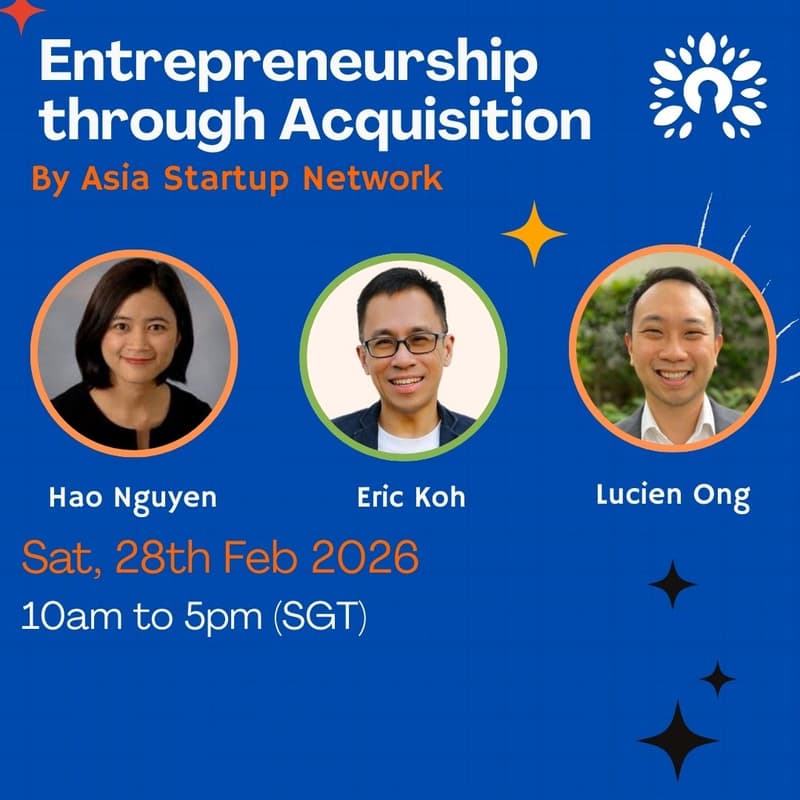 Cover Image for ASN Masterclass: Entrepreneurship through Acquisition