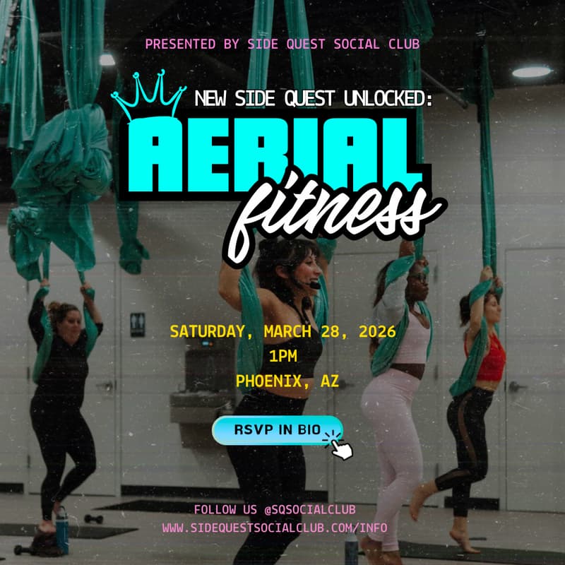 Cover Image for Aerial Fitness @ AIR Aerial Phoenix☁️🤸🏾‍♂️