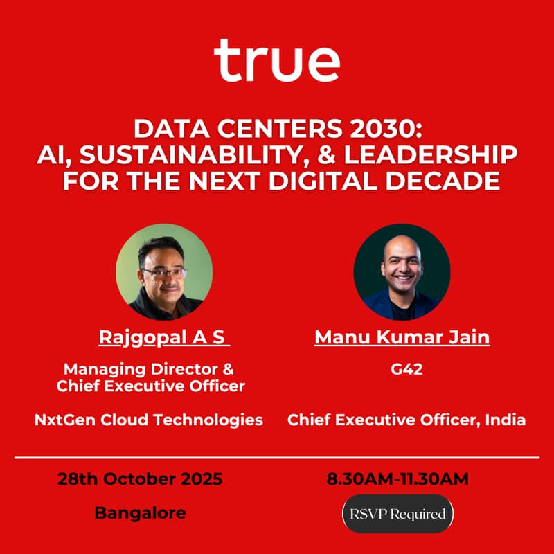 Cover Image for True Search Data Center Leadership Roundtable in Bangalore
