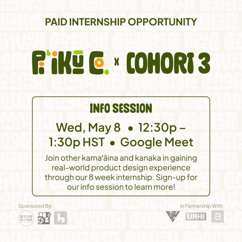 Cover Image for Piʻikū Co. Info Session – Cohort 3