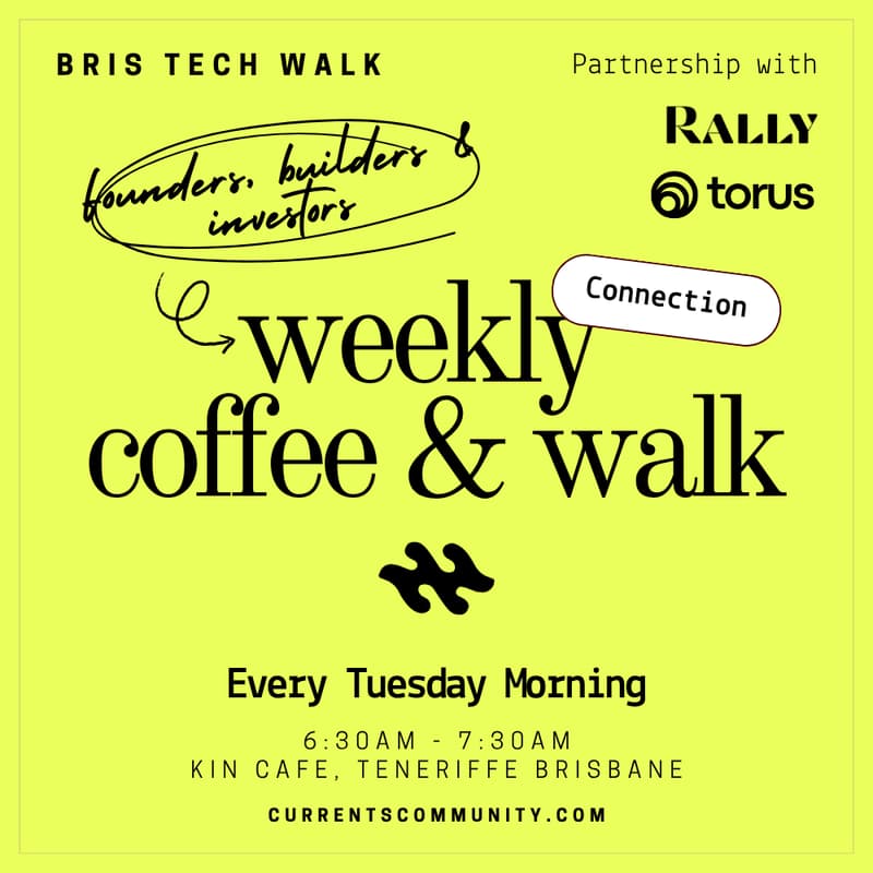 Cover Image for Bris Tech Walk | Weekly Coffee & Walk for Founders, Creators & Investors
