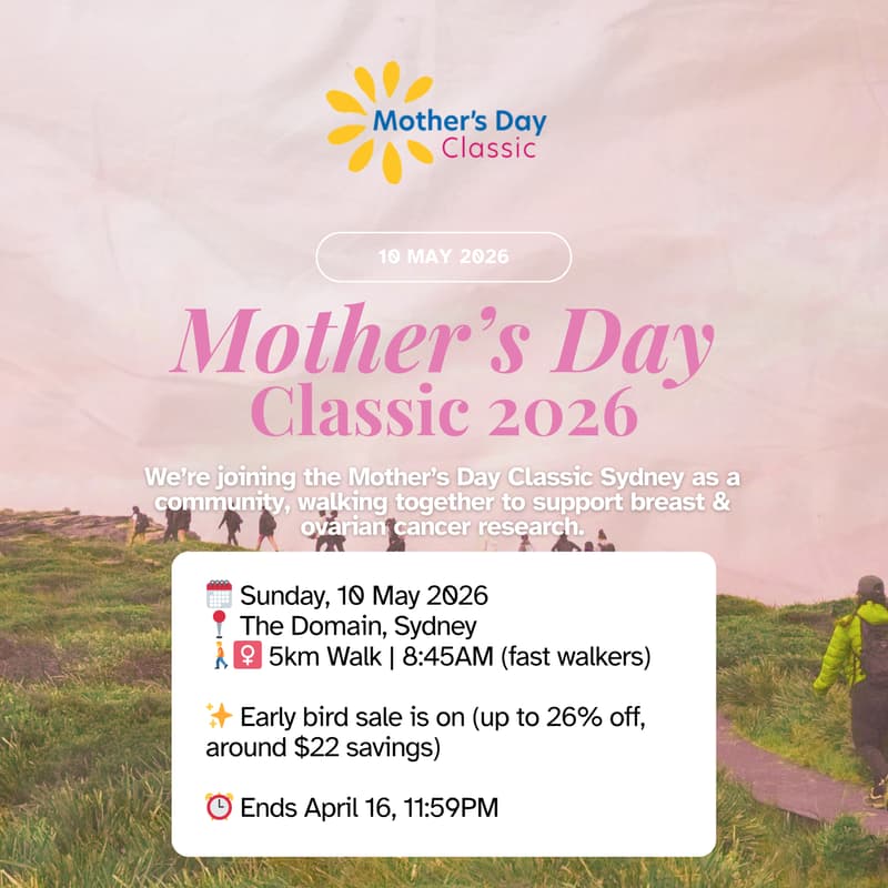 Cover Image for Mother’s Day Classic 2026