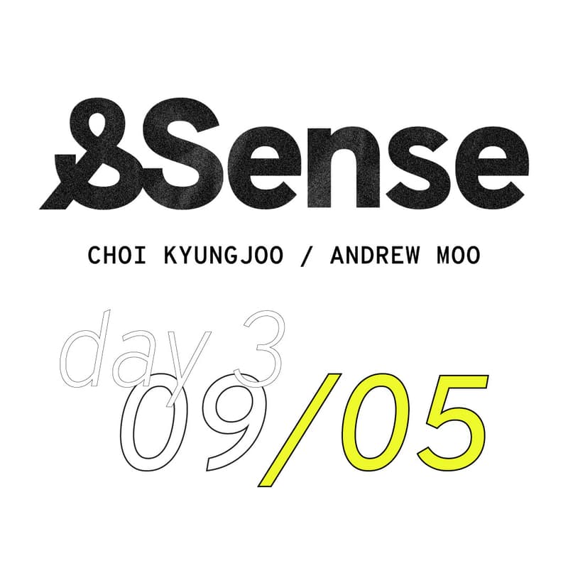 Cover Image for Choi Kyungjoo / Andrew Moo - &Sense (3일차)