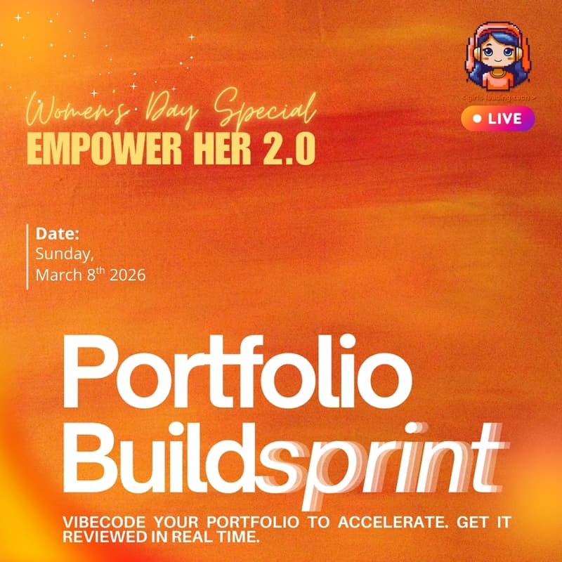 Cover Image for Portfolio Build Sprint | EmpowerHer 2.0