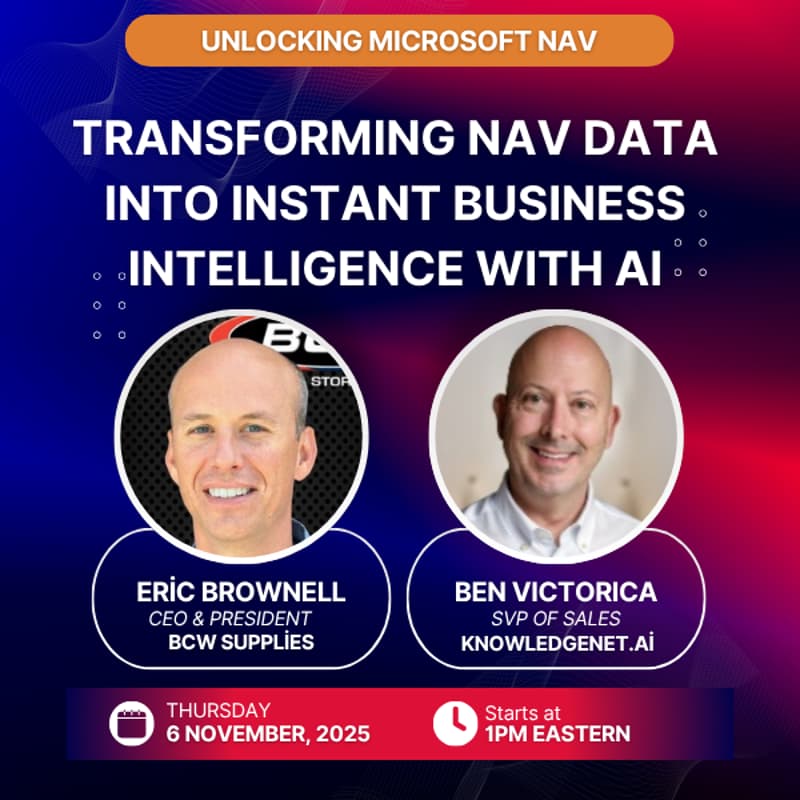 Cover Image for Unlocking Your ERP: Transforming Data into Instant Business Intelligence with AI