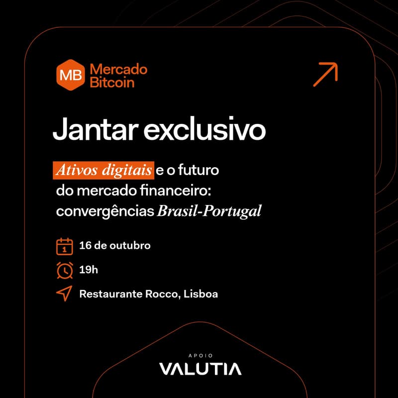 Cover Image for Mercado Bitcoin e Valutia convidam para jantar exclusivo
