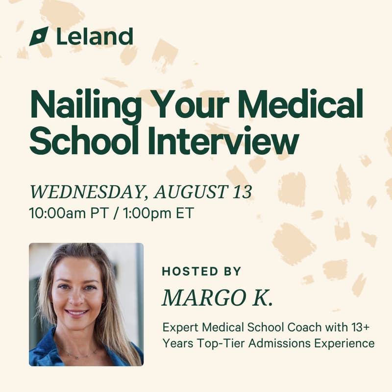 Cover Image for Nailing Your Medical School Interview