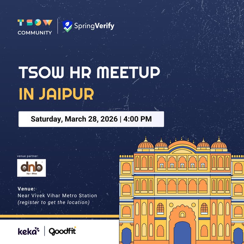 Cover Image for TSOW HR Meetup in Jaipur