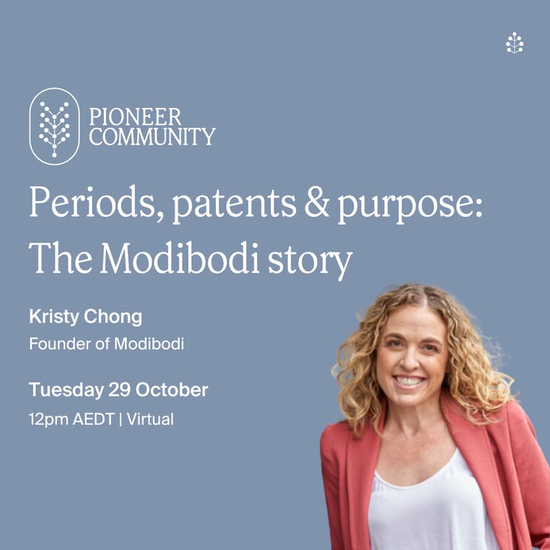 Cover Image for Periods, patents & purpose: The Modibodi story