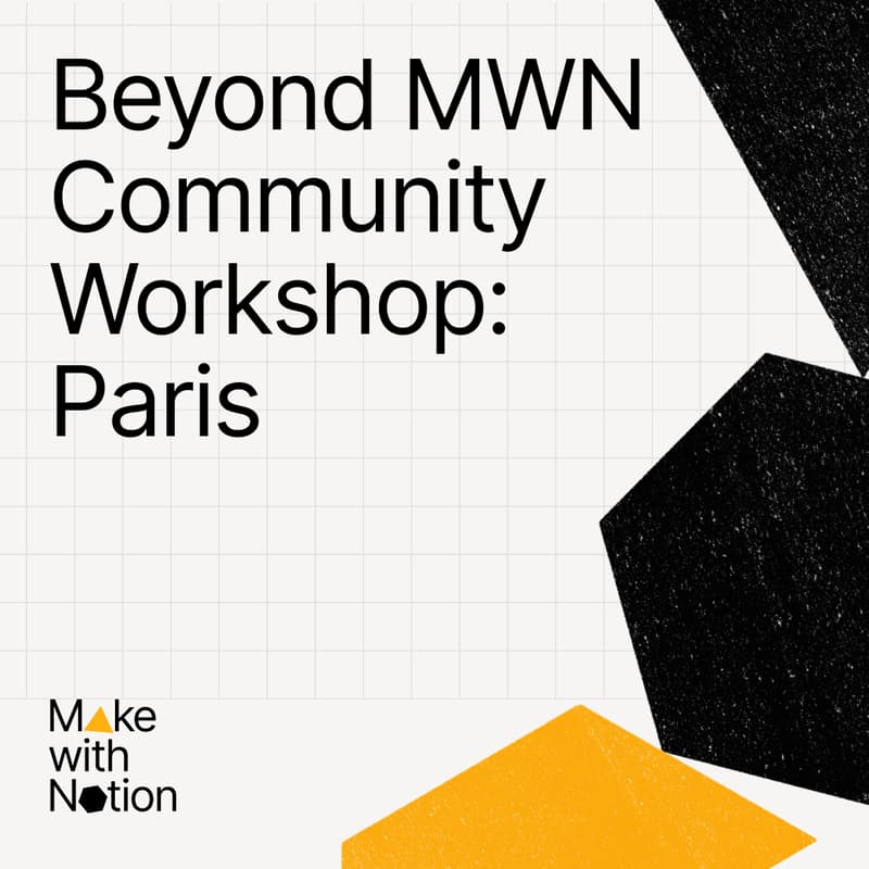 Cover Image for Meetup Notion à Paris