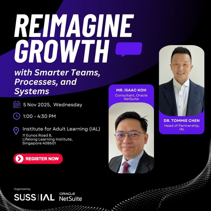 Cover Image for [Workshop] Reimagine Growth with Smarter Teams, Processes, and Systems