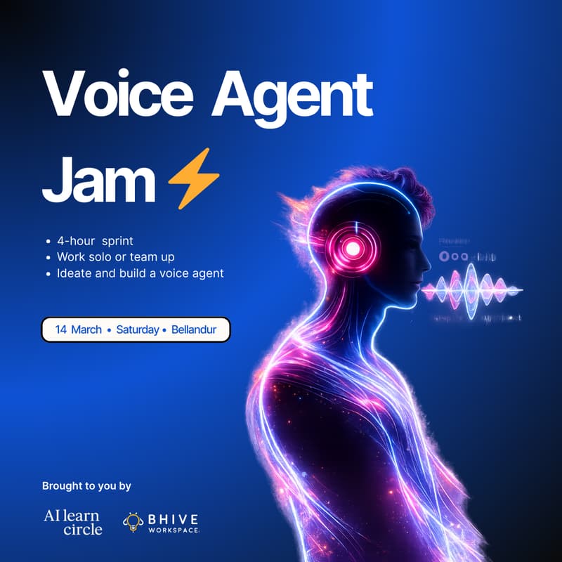 Cover Image for Voice AI Agent Jam ⚡